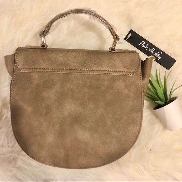 Amina Top Handle Grey Crossbody - Picture 5 of 7